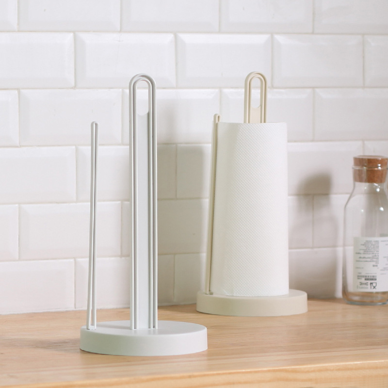 Creative Desktop Tissue Rack Kitchen Napkin Paper Shelf Punch-free Roll Paper Shelf Simple Three-dimensional Storage Rack