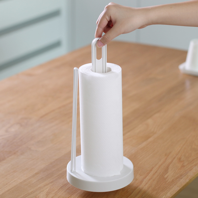 Creative Desktop Tissue Rack Kitchen Napkin Paper Shelf Punch-free Roll Paper Shelf Simple Three-dimensional Storage Rack