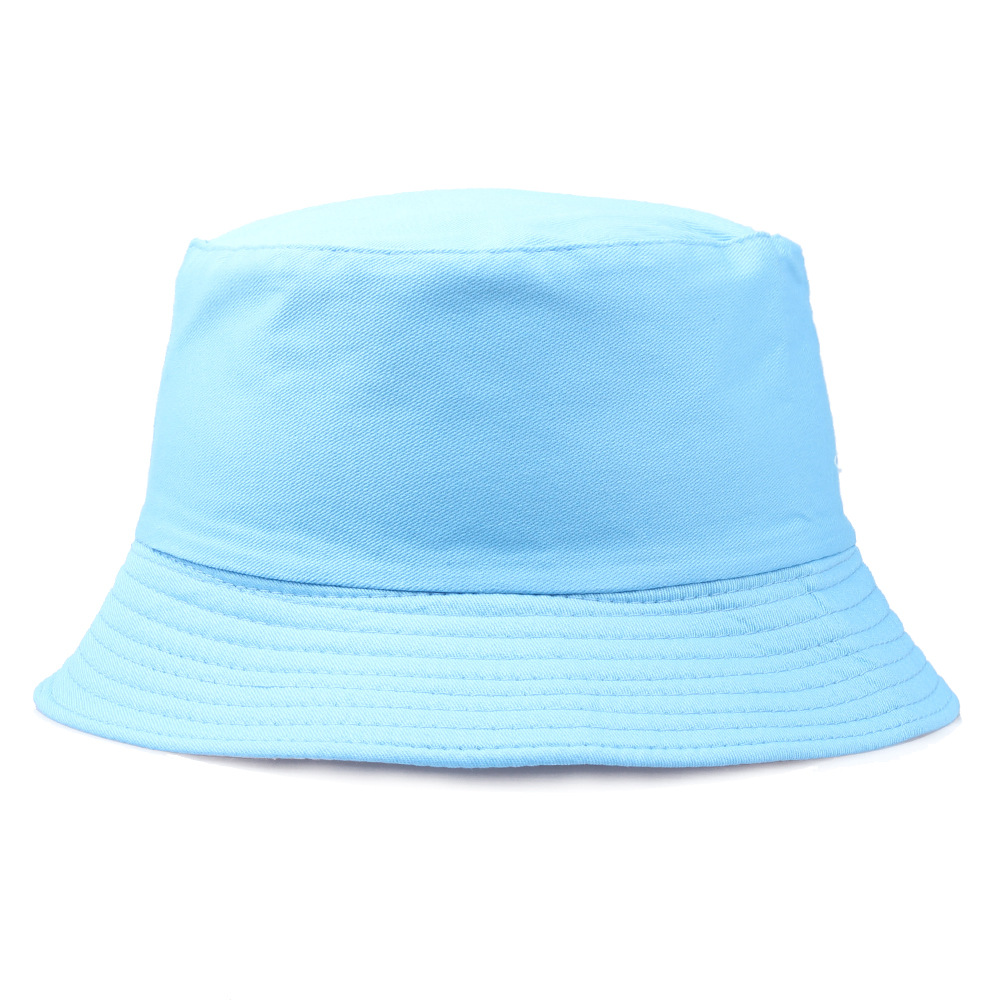 Personalized fisherman hat basin hat fashion hat flat sun hat sunscreen hat cotton round hat advertising hat printed logo