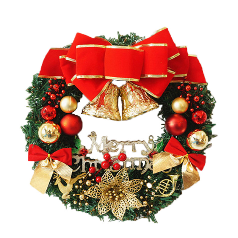 クリスマスリース30/40/50cmクリスマス装飾品ショーウインドー道具デパートシーン配置クリエイティブプレゼント|undefined