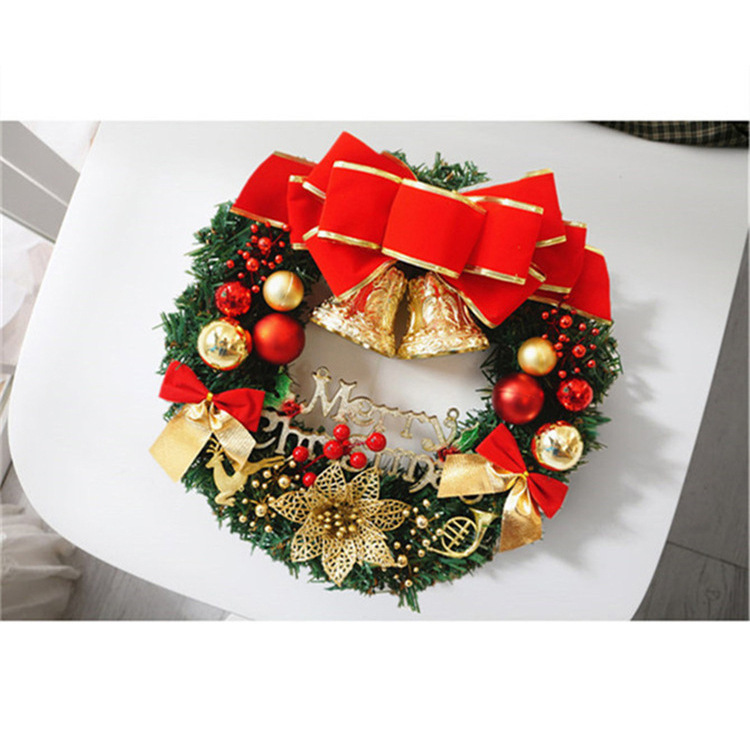 クリスマスリース30/40/50cmクリスマス装飾品ショーウインドー道具デパートシーン配置クリエイティブプレゼント|undefined