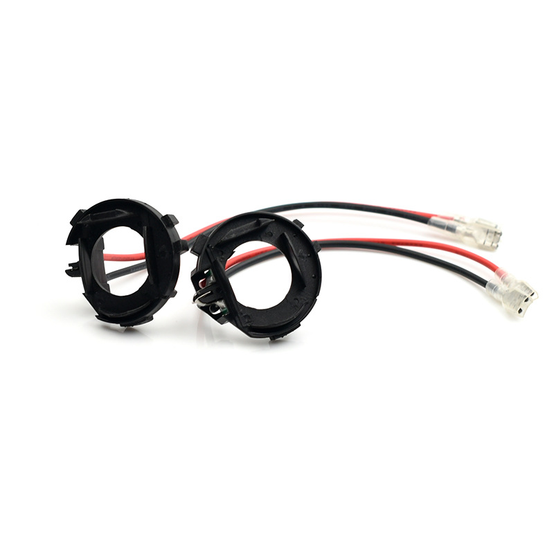 A large number of foreign trade car LED headlight card holder LED lamp special card holder H7 bulb base fixing buckle