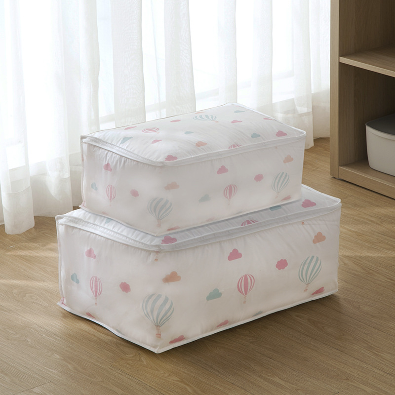 Quilt storage bag large moving bag PEVA three-dimensional quilt storage bag waterproof dust bag