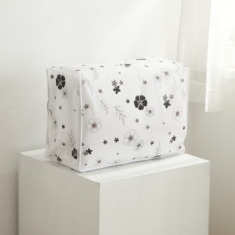Quilt storage bag large moving bag PEVA three-dimensional quilt storage bag waterproof dust bag