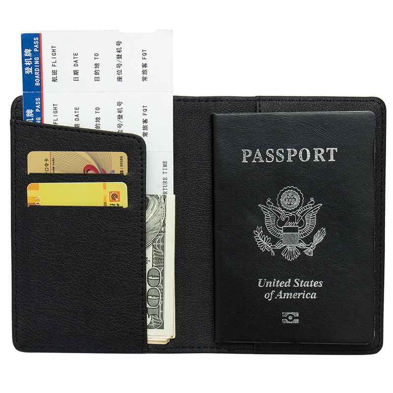 Passport holder case for North America, Mexico, Amazon, foreign trade, passport book, passport cover, travel card case, wholesale