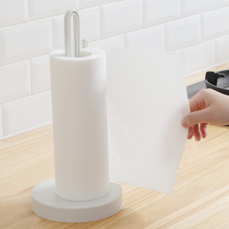Creative Desktop Tissue Rack Kitchen Napkin Paper Shelf Punch-free Roll Paper Shelf Simple Three-dimensional Storage Rack