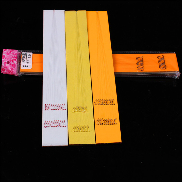 Hook manufacturers wholesale tied finished sub-line double hook gold sleeve sleeve hook Ishini red sleeve outdoor fishing gear