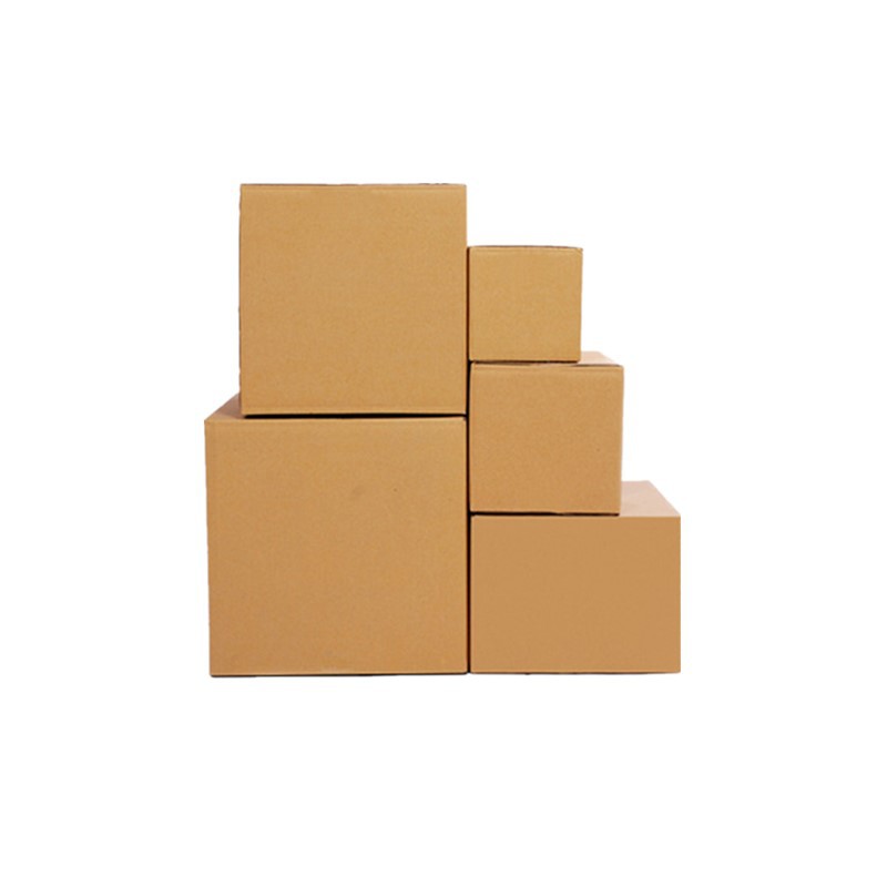Square carton box spot wholesale corrugated Express Box e-commerce packaging logistics delivery box flat