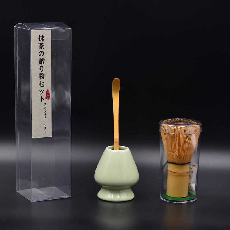 和風抹茶セットスリーピーススーツティースプーンフルセットブラシセレモニー伝統的なキッチンダイニング用品|undefined