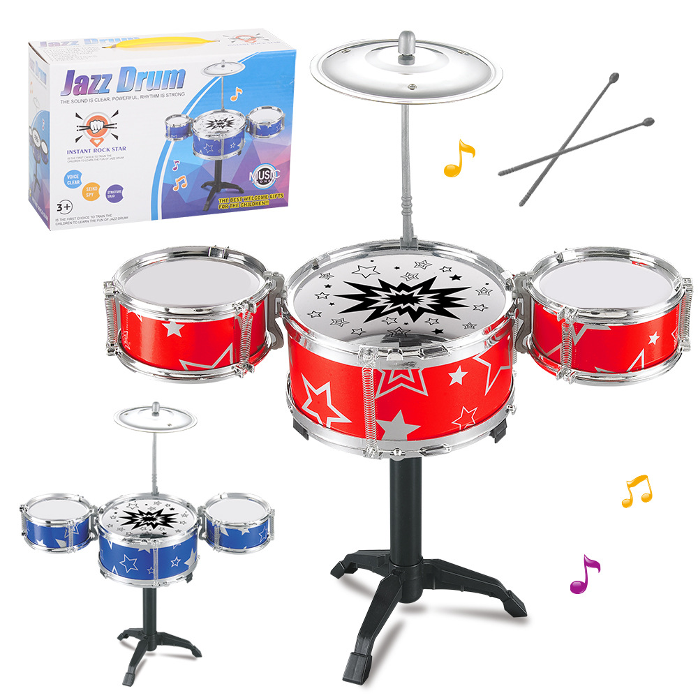 Mini Children's Simulation Drum Set Children's Music Jazz Drum Set Percussion Toys Cross Border