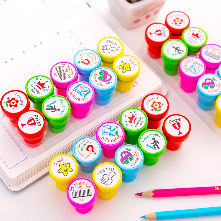 English comment teaching aid Stamp Student comment stamp set English teacher assistant homework comment stamp set