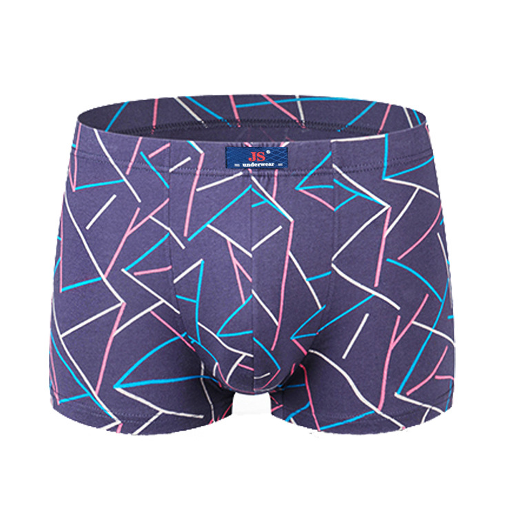 Clearance men's underwear cotton boxers mid-waist men's underpants comfortable breathable four-corner pants stall cheap