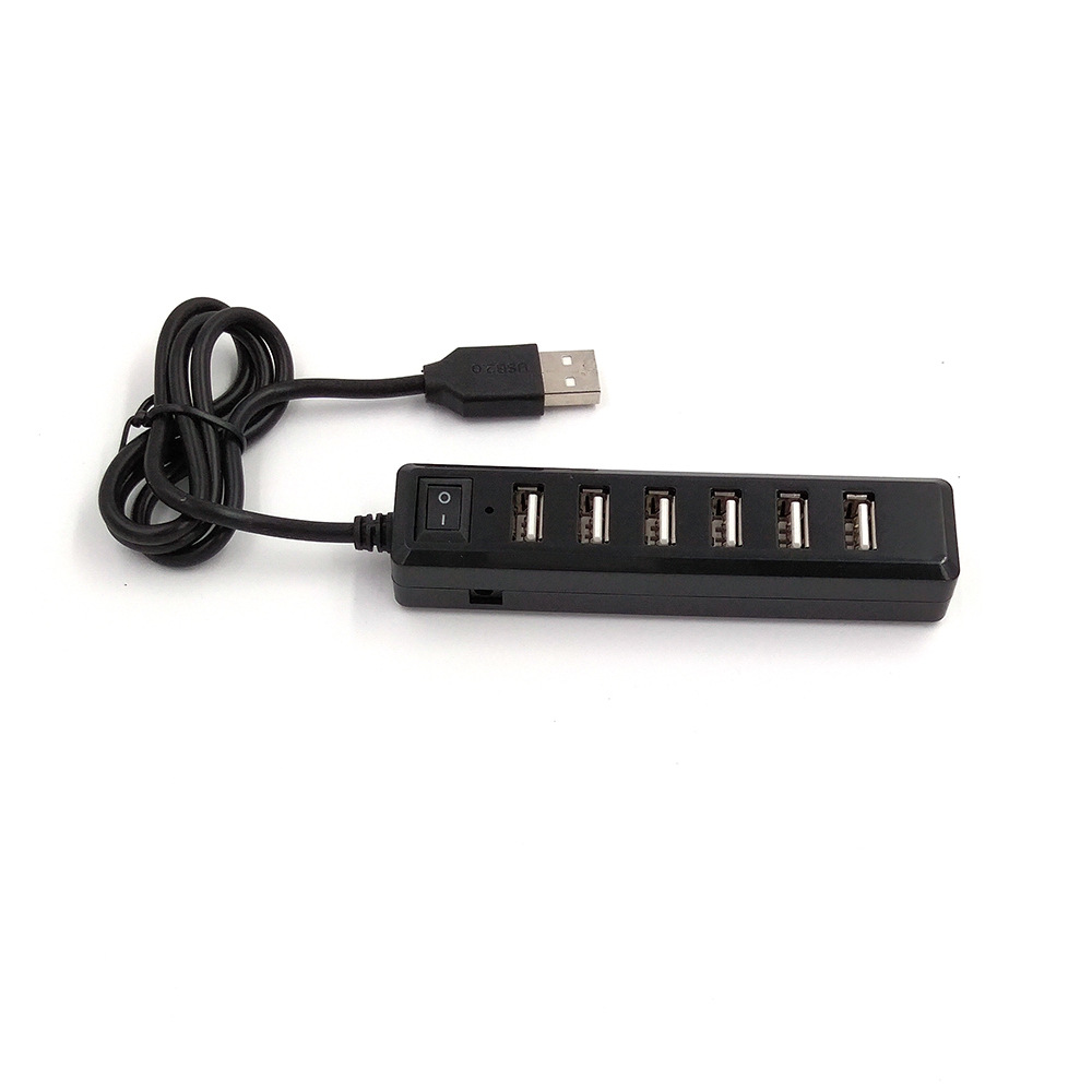 Computer 7-Port single switch hub splitter HUB hub 2.0usb multi-interface one-to-seven-Port USB extender