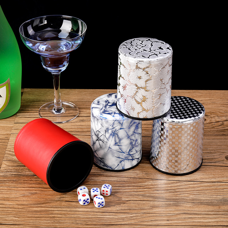 Wine Advertising Sieve Cup Sieve Cup Sieve Cup Leather Dice Cup Dice Cup Color Cup Send 5 Dice