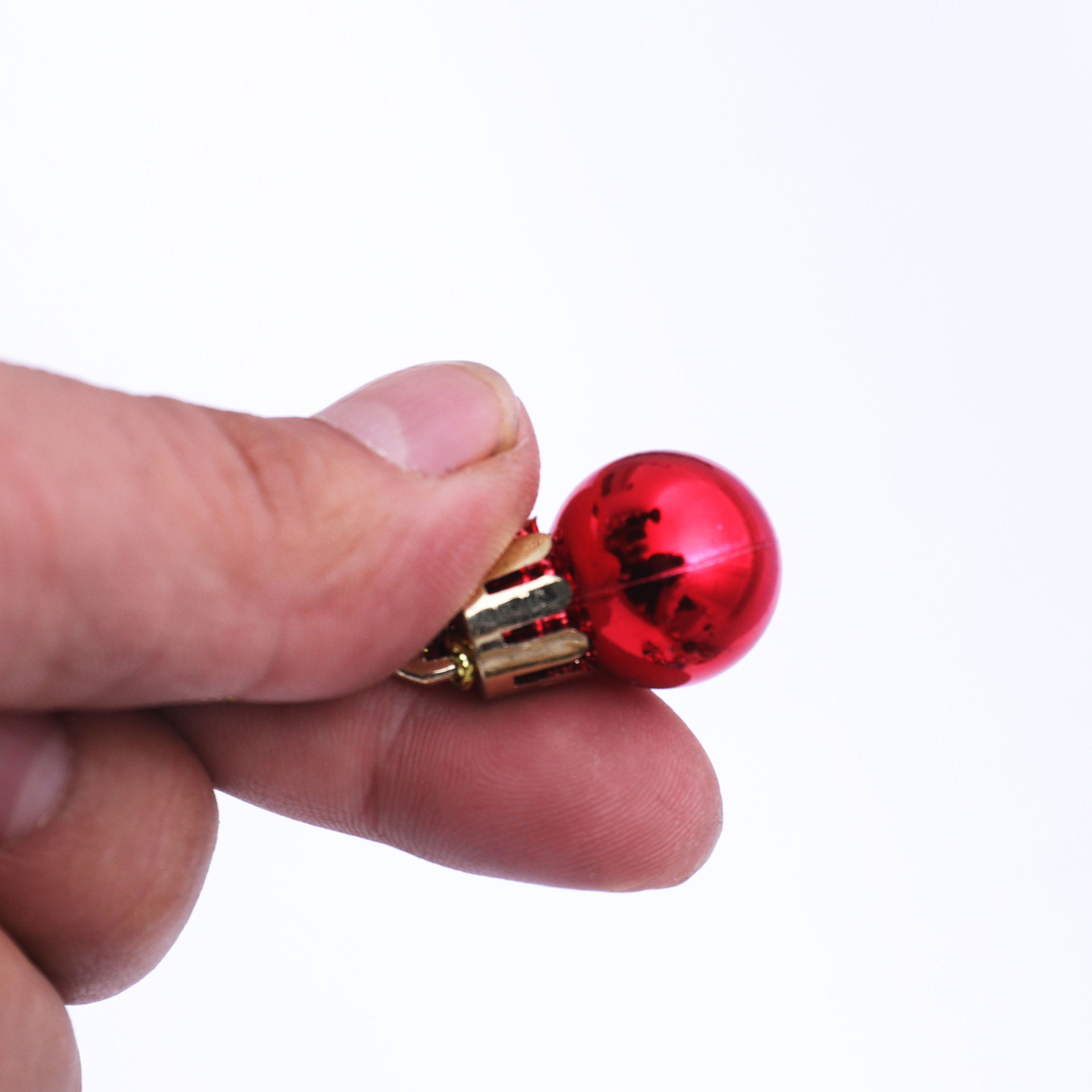 Cross-border wholesale supply of Christmas tree decoration Christmas ball barrel set color ball 2cm bright ball electroplated ball