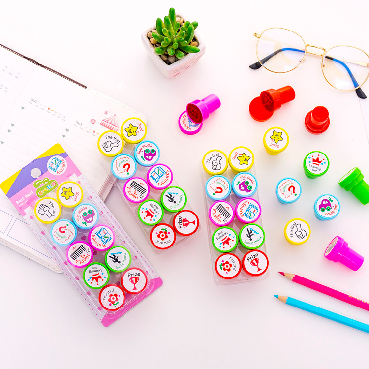 English comment teaching aid Stamp Student comment stamp set English teacher assistant homework comment stamp set