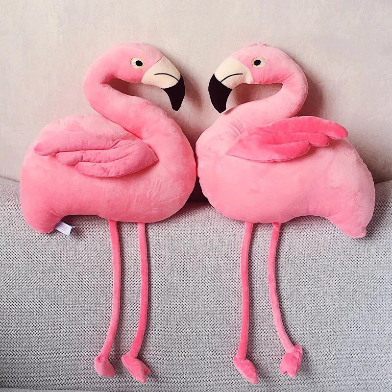 Flamingo doll creative Net red plush toy girl heart doll play decorative pillow plush doll
