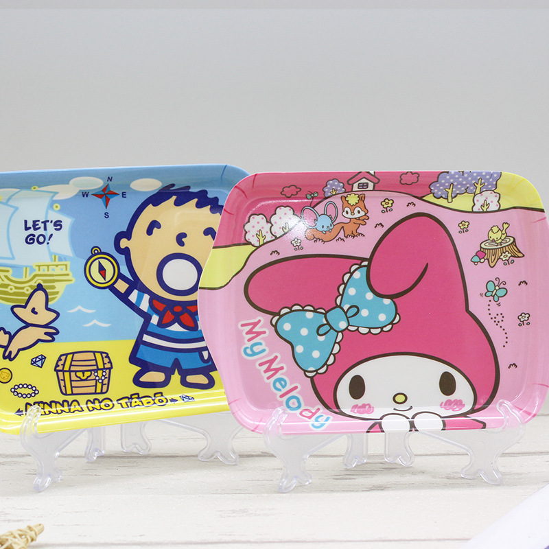 Creative new melamine resin tray porcelain plate cartoon cute creative tray melamine dish tableware
