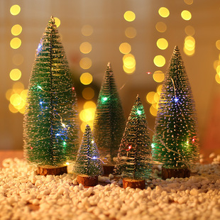 Small Mini Christmas Tree Office Window Desktop Ornaments Christmas Gifts Christmas Decorations Pine Needle Tree