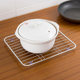 Ourunzhe 304 stainless steel tray heat insulation pad sink dishes storage drain rack kitchen anti-hot pot mat
