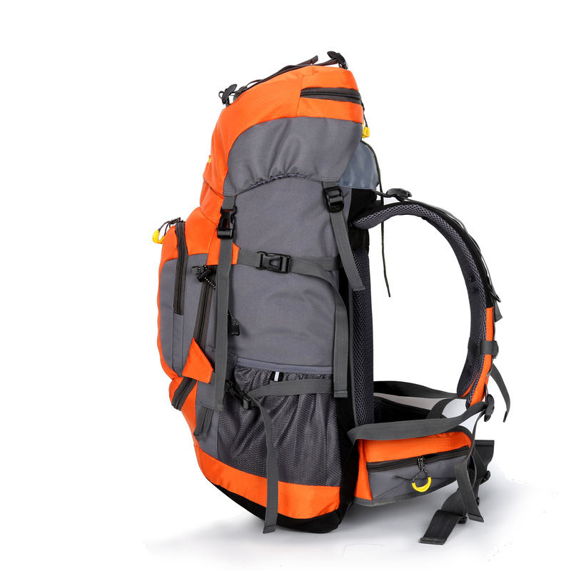 Vikani 新 60l アウトドアバックパック大容量登山バッグレインカバーハイキングキャンプダブルショルダーバッグ|undefined