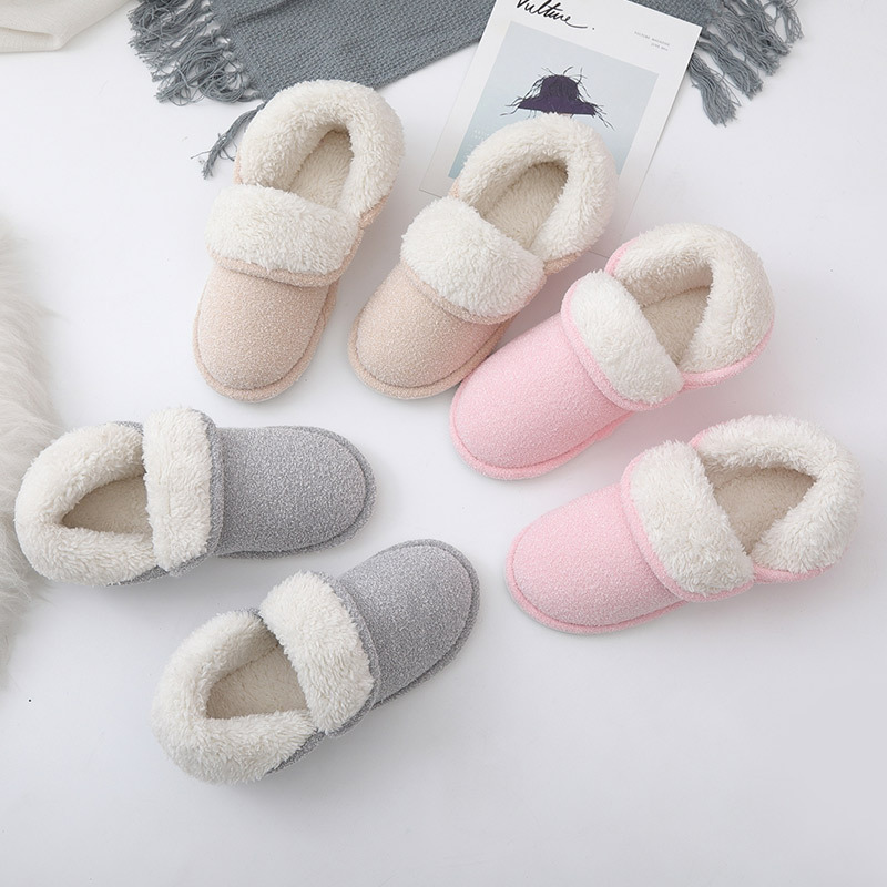 Home cotton shoes Moon shoes slippers pregnant women winter cotton slippers winter cotton shoes women Wholesale