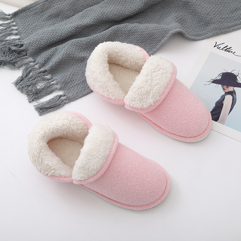 Home cotton shoes Moon shoes slippers pregnant women winter cotton slippers winter cotton shoes women Wholesale