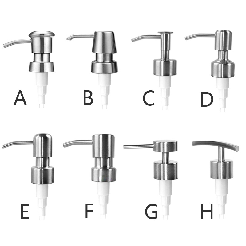 304 stainless steel hand sanitizer bottle lotion bottle spray head nozzle bathroom accessories bathroom press head