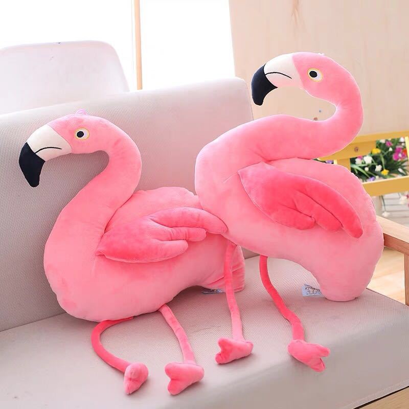 Flamingo doll creative Net red plush toy girl heart doll play decorative pillow plush doll