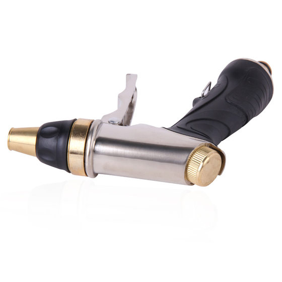 Electroplated gold high pressure water gun household pure copper high pressure multifunctional car wash water gun tool garden spray