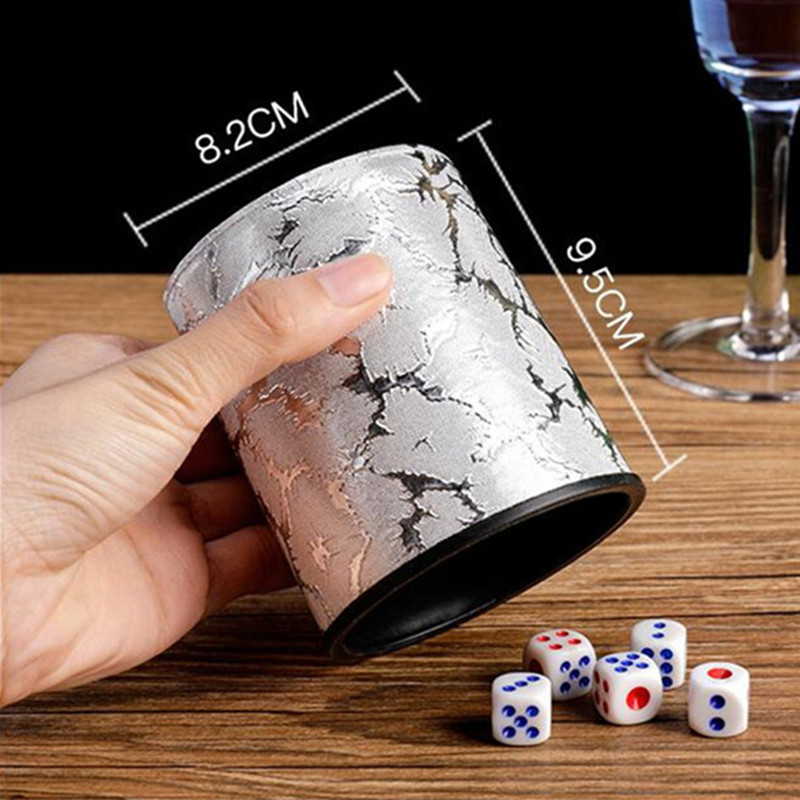 Wine Advertising Sieve Cup Sieve Cup Sieve Cup Leather Dice Cup Dice Cup Color Cup Send 5 Dice