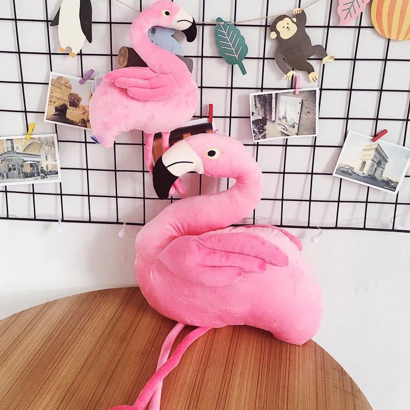 Flamingo doll creative Net red plush toy girl heart doll play decorative pillow plush doll