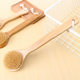 Natural wooden bath brush bristle bath brush pet bath brush direct wholesale engraved logo