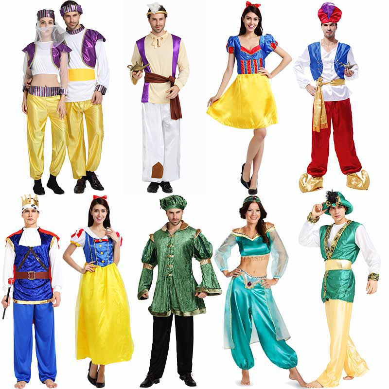Halloween party supplies blow molding Aladdin magic lamp clothing magic pot stage dress up props factory direct sales