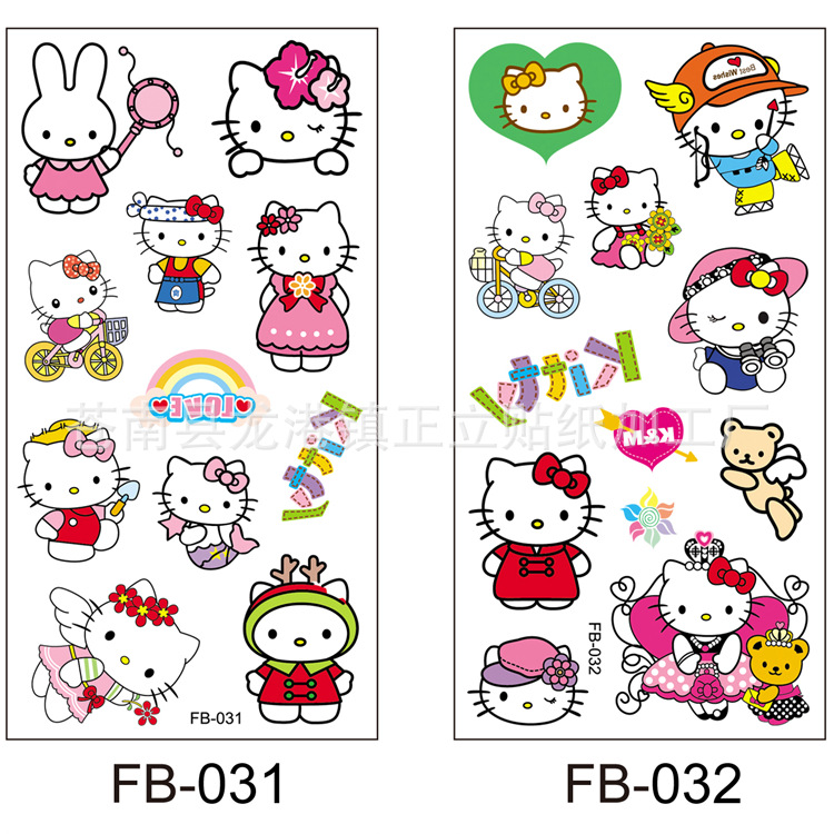 Pokemon go magic baby Pikachu factory puppy cat tattoo stickers waterproof stickers cartoon in stock fresh