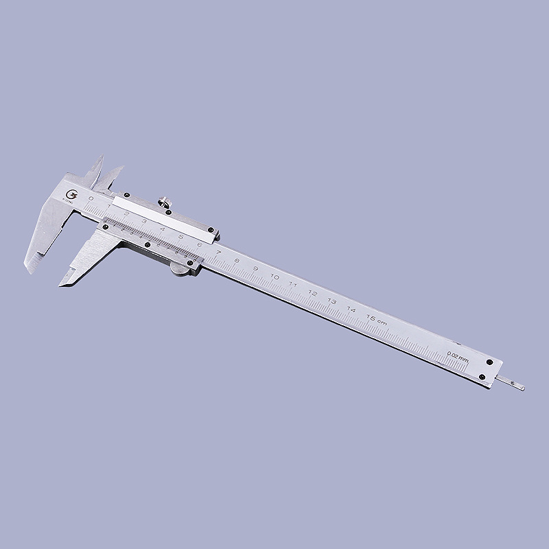 Hardware tools vernier caliper 0-150/200/300mm carbon steel inner and outer diameter measuring ruler scale caliper wholesale