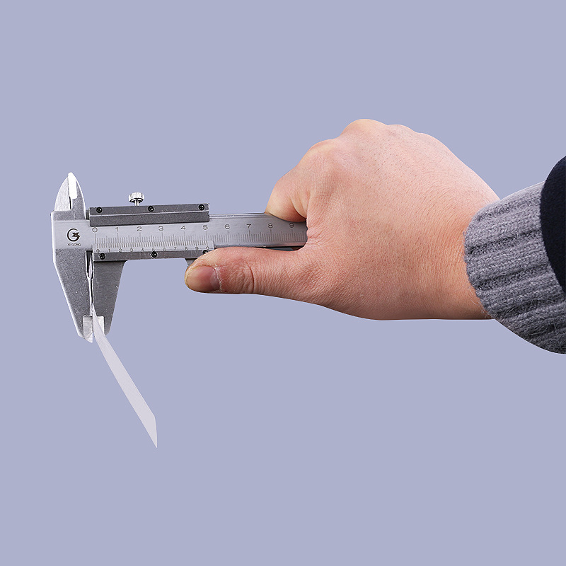 Hardware tools vernier caliper 0-150/200/300mm carbon steel inner and outer diameter measuring ruler scale caliper wholesale