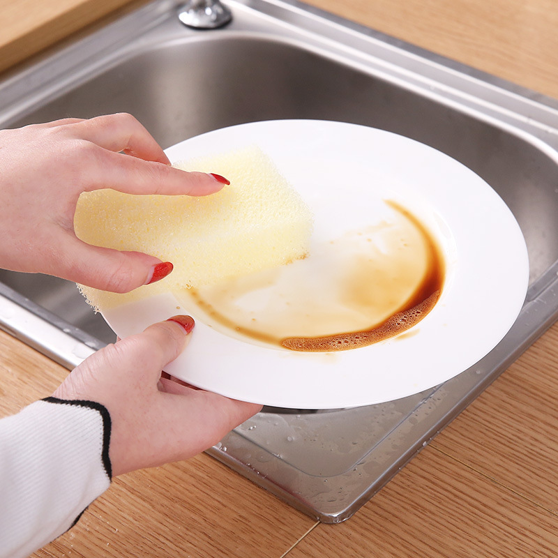Hardened bionic loofah sponge kitchen cleaning sponge water filter loofah filter net cotton 2 pieces