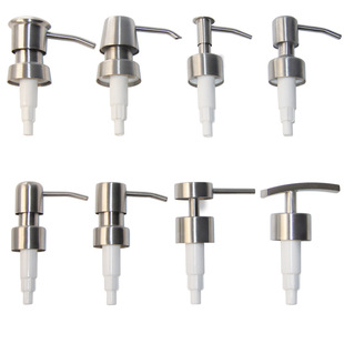 304 stainless steel hand sanitizer bottle Lotion bottle Nozzle nozzle bathroom accessories bathroom press head