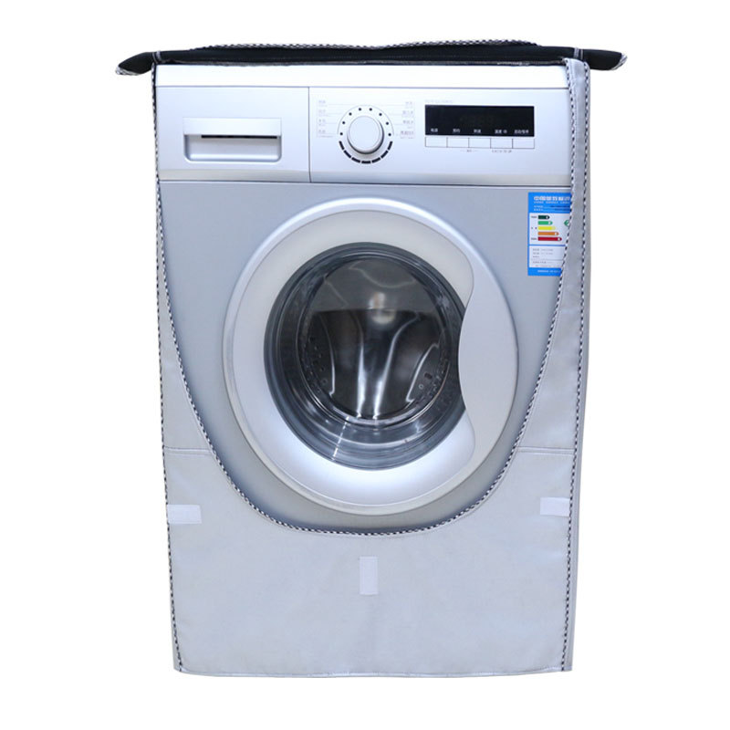 Factory wholesale new upgraded silver-coated Oxford cloth universal washing machine cover piping cartoon roller washing machine cover