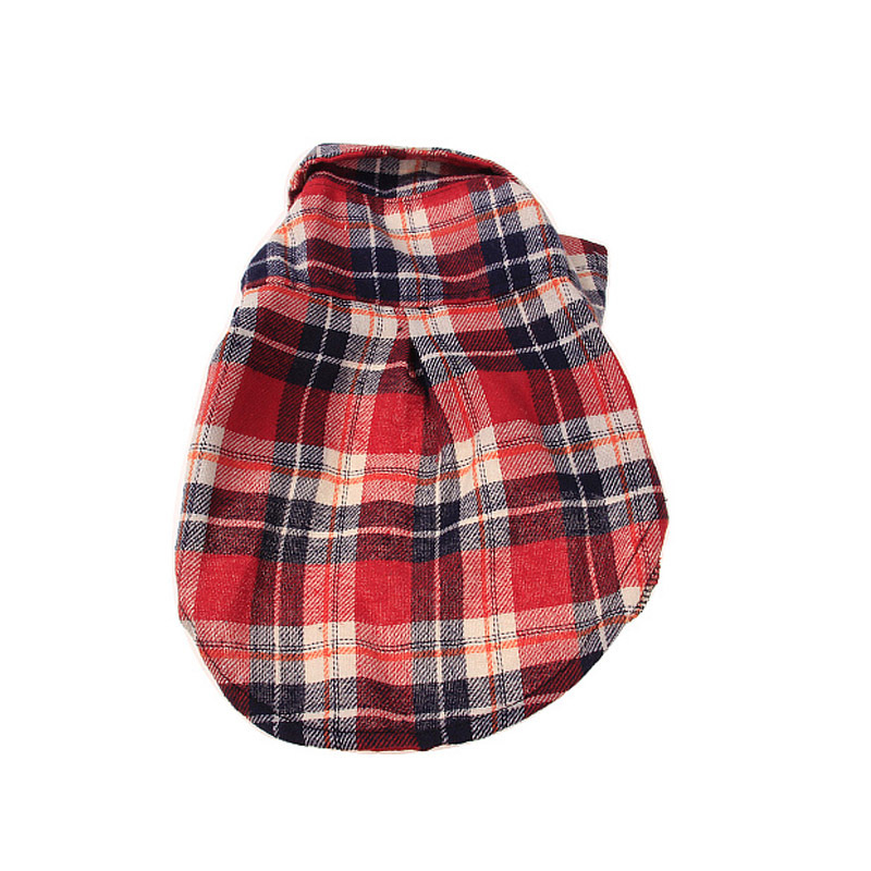 Pet Plaid Shirt Dog Clothes Summer Thin Breathable Puppy Clothing Bixie Small Dog T-Shirt Cat Clothes