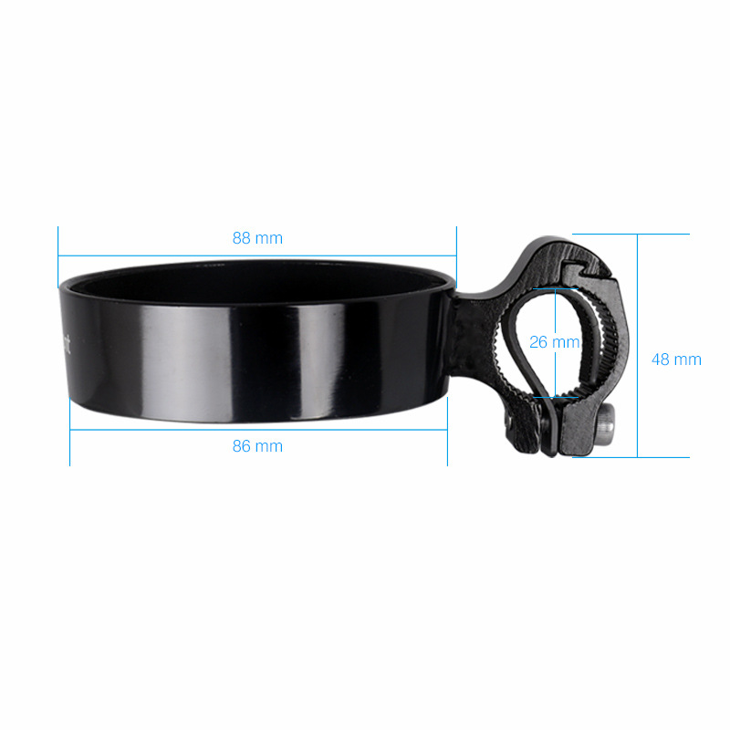 Bicycle Water Kettle Rack Vintage Bicycle Aluminum Alloy Water Cup Rack Coffee Cup Rack Milk Tea Cup Bracket Handlebar Rack