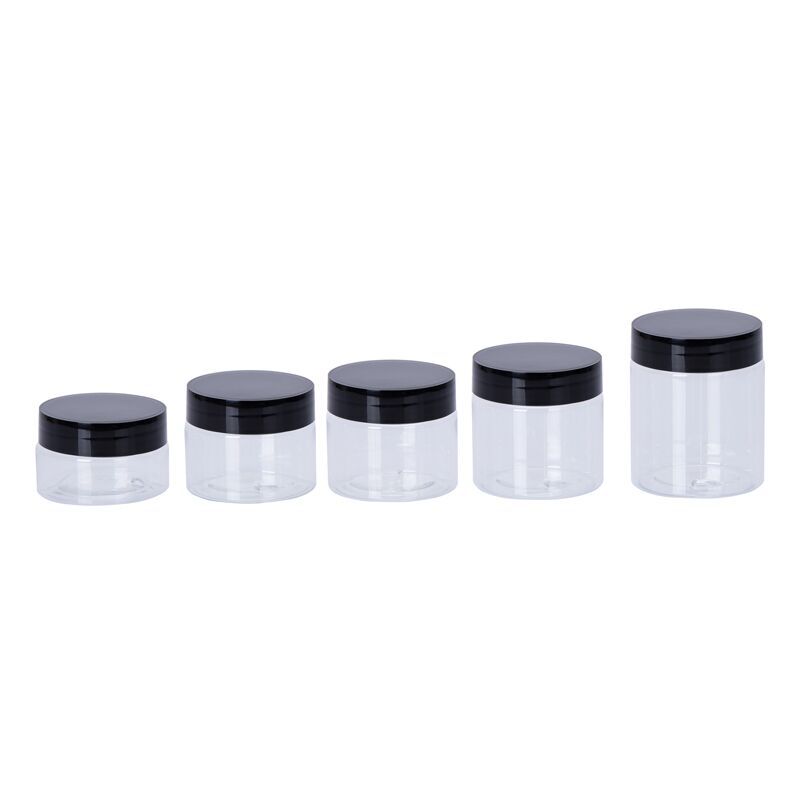 30 40 100 150ml spot wide mouth bottle cream cream mask sub-cans pet transparent plastic cans