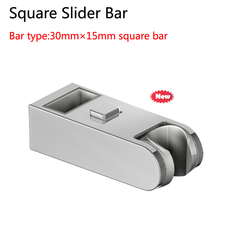 Hot new ABS electroplating formula Rod 30*15 lifting square sliding sleeve shower bracket fork sleeve bracket