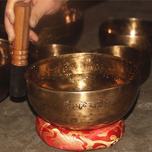 Full Moon Praise Bowl Nepal OM Sound Copper Bowl Yoga Sound Therapy Physiotherapy Buddha Sound Bowl Ornaments Home Bowl Lhasa Delivery