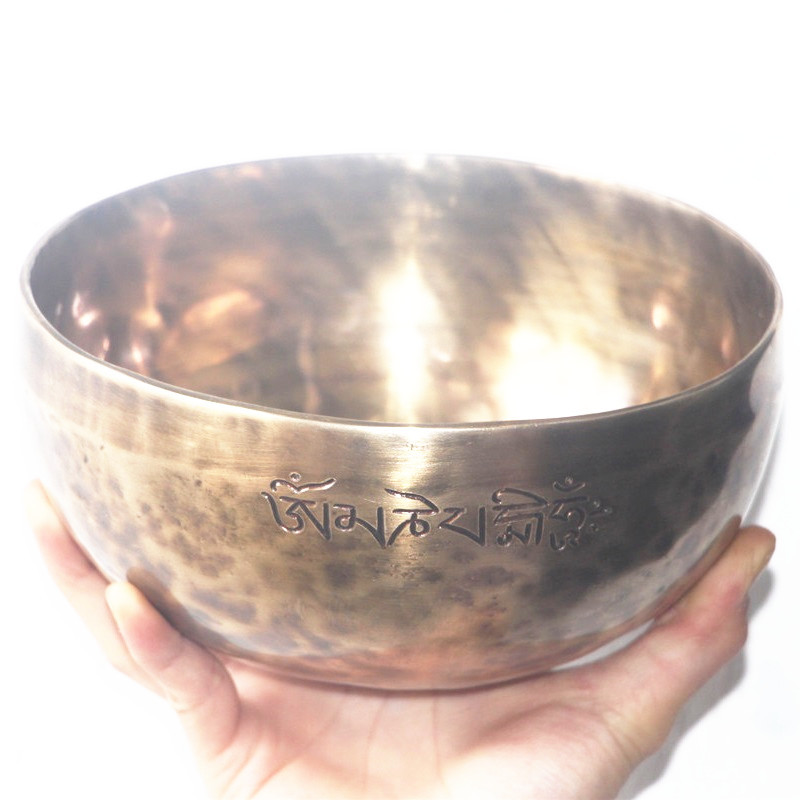 Full Moon Praise Bowl Nepal OM Sound Copper Bowl Yoga Sound Therapy Physiotherapy Buddha Sound Bowl Ornaments Home Bowl Lhasa Delivery