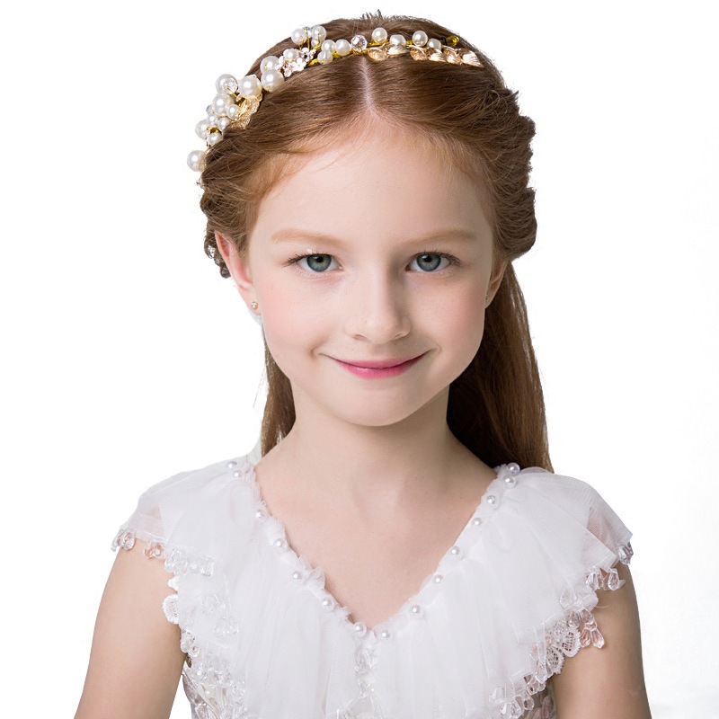 Korean Style Sweet Mori Girl Style Super Fairy Children's Wreath Headwear Cute Princess Girl's June 1 Festival Performance Hair Accessories