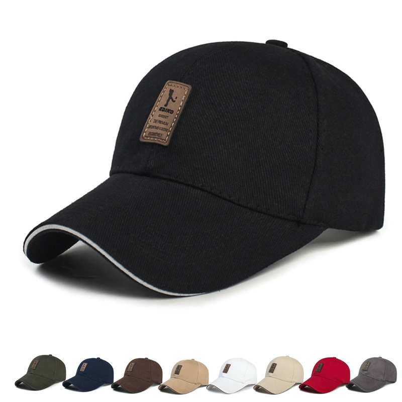 Hat Men and Women's Spring and Summer Cotton Baseball Cap Autumn and Winter Korean Sports Sun Hat Cap Sunscreen Sun Hat_voghion.com