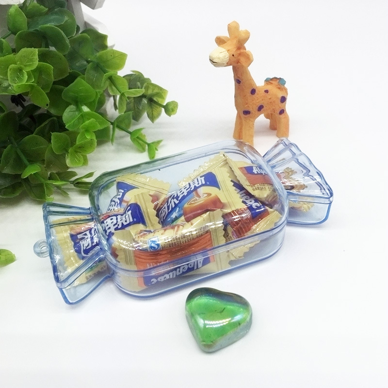 Foreign trade supply creative candy box transparent color hard plastic extra large candy box Yiwu factory direct wholesale