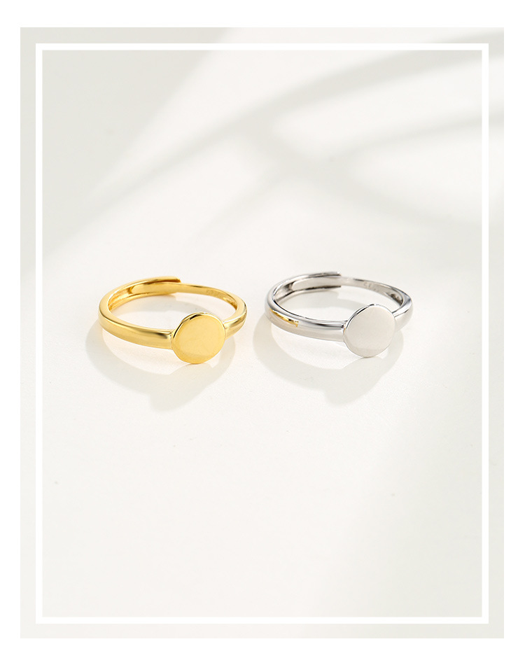 Bague en argent S925 tête de garniture vide avec aiguille support de bague en argent multi-pierres pour hommes et femmes support de bague support de bague en perles rondes en cire d'abeille DIY_voghion.com